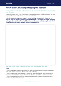 Free Networks Drawing Sheet | Grade 3 | Computing | BookFlik