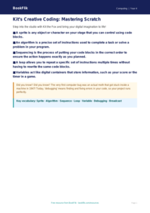 Free Scratch Poster | Grade 3 | Computing | BookFlik
