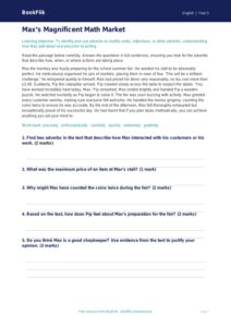 Free Adverbs Comprehension | Grade 4 | ELA | BookFlik