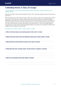 Free Black History Month Track Sheet | Kindergarten | ELA | BookFlik