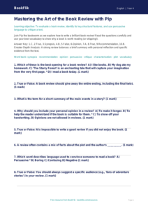 Free Book Review Quiz | Grade 3 | ELA | BookFlik