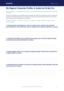 Creative Writing Template for Grade 2 | Free ELA Worksheet
