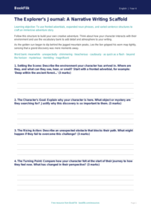 Free Creative Writing Writing Frame | Grade 3 | ELA | BookFlik