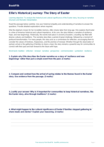 Free Easter Story Track Sheet | Grade 3 | ELA | BookFlik