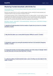 Free Grammar Track Sheet | Grade 3 | ELA | BookFlik