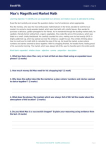 Free Grammar Comprehension | Grade 4 | ELA | BookFlik