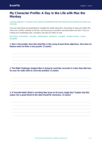 Free Handwriting Template | Grade 2 | ELA | BookFlik