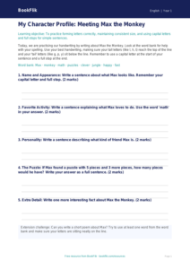 Free Handwriting Template | Kindergarten | ELA | BookFlik