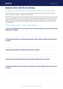 Free Inference Track Sheet | Grade 1 | ELA | BookFlik