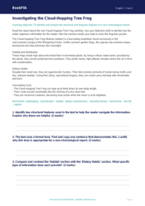 Free Non Chronological Reports Track Sheet | Grade 3 | ELA | BookFlik
