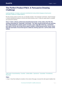 Free Persuasive Writing Drawing Sheet | Grade 3 | ELA | BookFlik