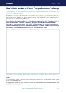 Free Reading Comprehension Drawing Sheet | Grade 3 | ELA | BookFlik