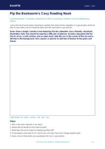 Free Reading Comprehension Drawing Sheet | Pre-K | ELA | BookFlik