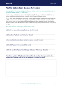Free Reading Comprehension Worksheet | Pre-K | ELA | BookFlik