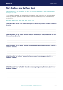 Free Spelling Activity Sheet | Grade 2 | ELA | BookFlik