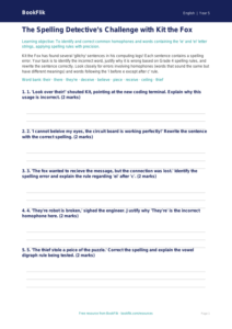 Free Spelling Activity Sheet | Grade 4 | ELA | BookFlik