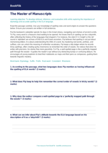Free Spelling Comprehension | Grade 4 | ELA | BookFlik