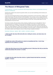Free Stories Comprehension | Grade 3 | ELA | BookFlik
