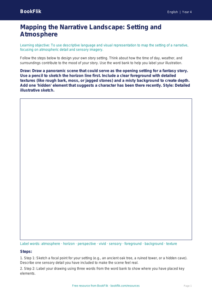 ELA stories drawing sheet grade 3 greater depth