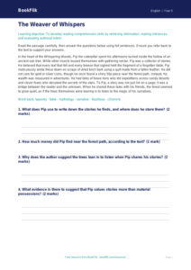 Free Stories Comprehension | Grade 4 | ELA | BookFlik