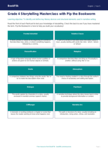 Free Stories Flashcards | Grade 4 | ELA | BookFlik