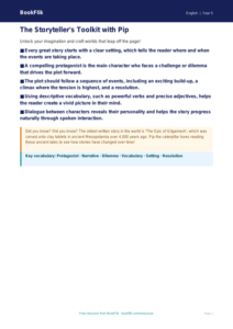 Free Stories Poster | Grade 4 | ELA | BookFlik