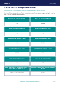 Free Transport Flashcards for Grade 3 Students | BookFlik
