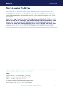 Free Biomes Drawing Sheet | Pre-K | Geography | BookFlik