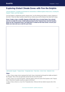 Free Climate Drawing Sheet | Grade 4 | Geography | BookFlik