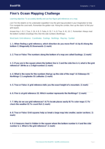 Free Grid References Quiz | Grade 3 | Geography | BookFlik