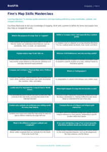 Free Map Skills Flashcards | Grade 3 | Geography | BookFlik