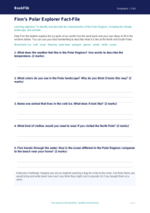 Free Polar Regions Template | Pre-K | Geography | BookFlik