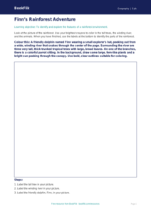 Free Rainforests Colouring Page | Pre-K | Geography | BookFlik