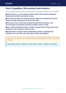 Free South America Poster | Grade 3 | Geography | BookFlik