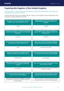 United Kingdom Regions Geography Lesson | Grade 3 | BookFlik