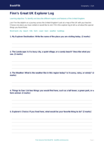 Exploring UK Regions: Pre-K Geography Lesson | BookFlik