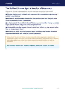 Free Bronze Age Poster | Grade 3 | History | BookFlik