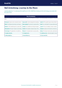 Free Neil Armstrong Word Mat | Grade 3 | History | BookFlik