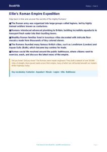 Free Romans Poster | Grade 3 | History | BookFlik