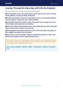 Free Stone Age Poster | Grade 4 | History | BookFlik