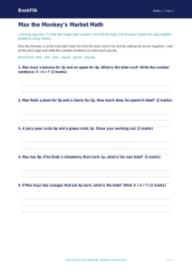 Free Addition Activity Sheet | Kindergarten Math | BookFlik