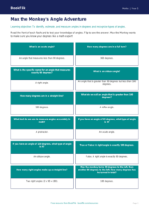 Free Angles Flashcards | Grade 4 | Math | BookFlik