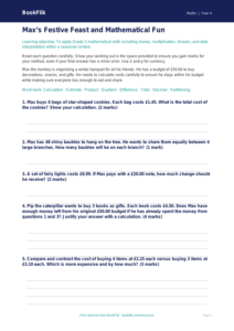 Free Christmas Maths Assessment | Grade 3 | Math | BookFlik