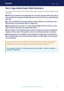 Math easter maths poster grade 3 greater depth