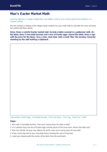 Free Easter Maths Drawing Sheet | Grade 4 | Math | BookFlik