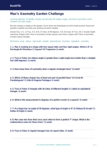 Advanced Geometry Quiz | Grade 3 Math | BookFlik