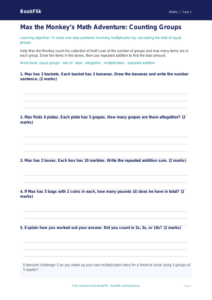 Free Introduction to Equal Groups Template | Kindergarten Math | BookFlik