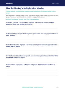 Free Math Grouping Worksheet | Kindergarten | Common Core | BookFlik