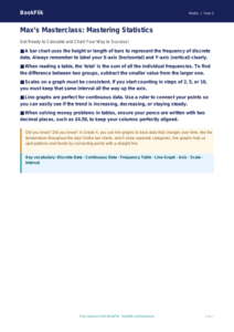 Free Statistics Poster | Grade 4 | Math | BookFlik