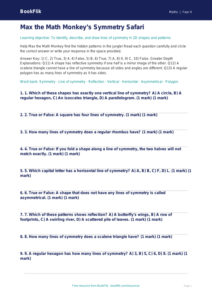 Free Symmetry Quiz | Grade 3 | Math | BookFlik